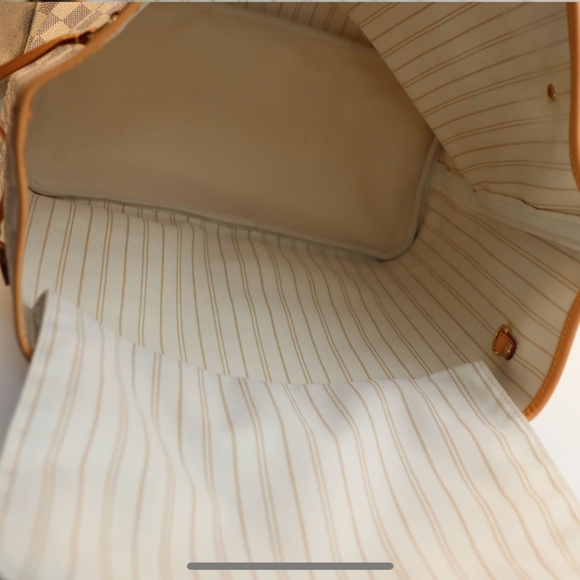 Louis Vuitton Damier Azur Neverfull MM Tote Bag - Picture 6 of 6